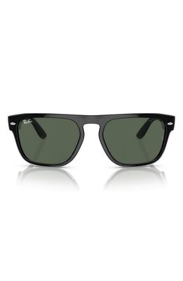 Ray-Ban 57mm Square Sunglasses in Dark Green