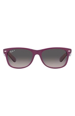 Ray-Ban 58mm Square Polarized Sunglasses in Violet