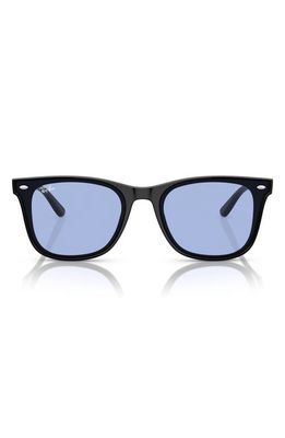 Ray-Ban 65mm Oversize Square Sunglasses in Black