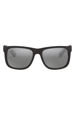 Ray-Ban 'Boyfriend' 51mm Sunglasses in Grey Mirr