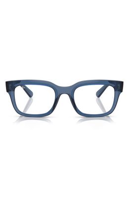 Ray-Ban Chad 54mm Rectangular Optical Glasses in Dark Blue