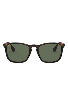 Ray-Ban Chris 54mm Gradient Square Sunglasses in Lite Havana