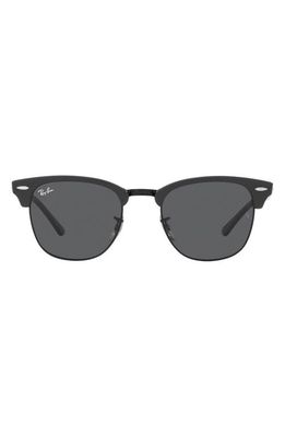 Ray-Ban Clubmaster 51mm Square Sunglasses in Dark Grey