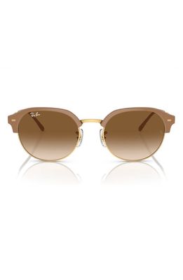 Ray-Ban Clubmaster 53mm Sunglasses in Beige