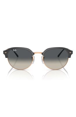 Ray-Ban Clubmaster 53mm Sunglasses in Grey Flash