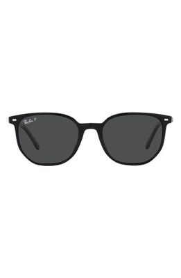 Ray-Ban Elliot 54mm Polarized Square Sunglasses in Black