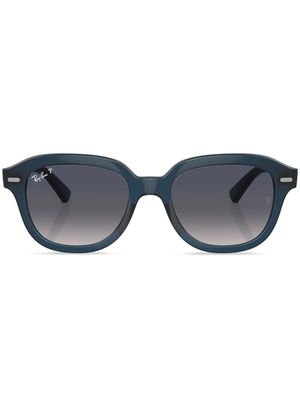 Ray-Ban Erik round-frame sunglasses - Blue
