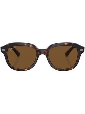 Ray-Ban Erik round-frame sunglasses - Brown
