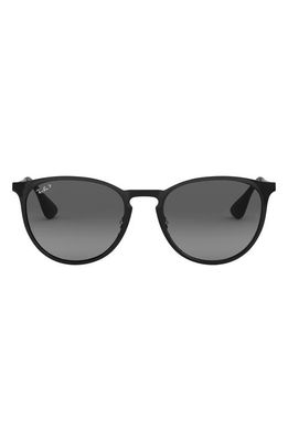 Ray-Ban Erika 54mm Polarized Sunglasses in Shiny Black