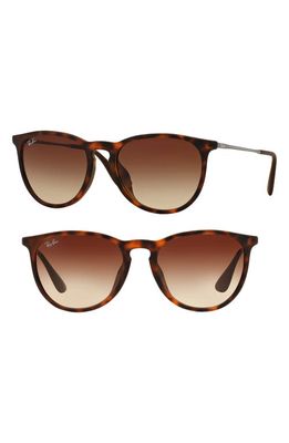 Ray-Ban Erika 54mm Sunglasses in Tortoise/Silver