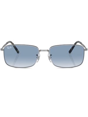 Ray-Ban gradient-lenses square-frame sunglasses - Silver