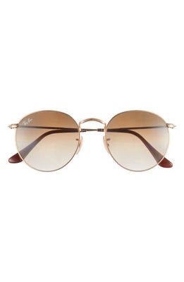 Ray-Ban Icons 53mm Retro Sunglasses in Brown Gradient
