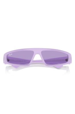 Ray-Ban Izaz 59mm Wraparound Sunglasses in Violet