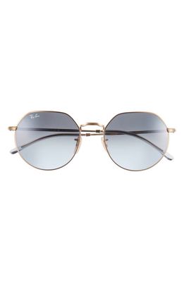 Ray-Ban Jack 55mm Irregular Sunglasses in Blue Gradient
