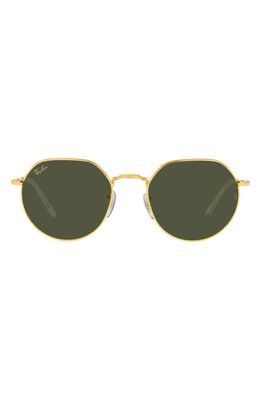 Ray-Ban Jack 55mm Irregular Sunglasses in Yellow
