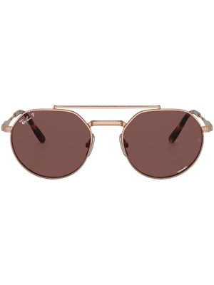 Ray-Ban Jack Titanium round-frame sunglasses - Pink