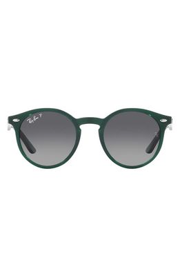 Ray-Ban Junior 44mm Round Sunglasses in Opal Green