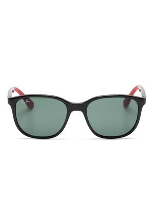 RAY-BAN JUNIOR colour-block wayfarer-frame sunglasses - Black