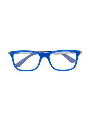 RAY-BAN JUNIOR RB1549 rectangle-frame glasses - Blue