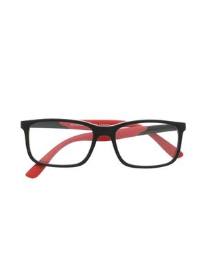 RAY-BAN JUNIOR RB1621 square-frame optical glasses - Black