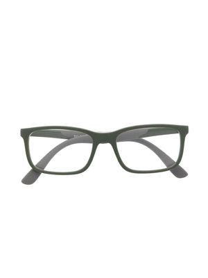 RAY-BAN JUNIOR RB1621 square-frame optical glasses - Green