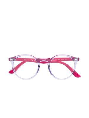 RAY-BAN JUNIOR round-frame glasses - Purple