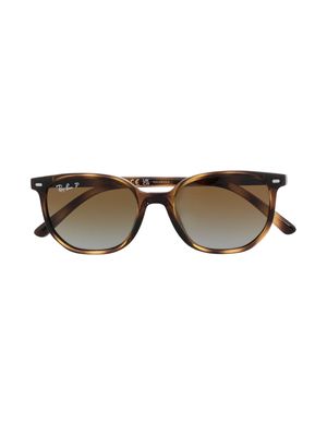 RAY-BAN JUNIOR round-frame tinted-lenses sunglasses - Brown