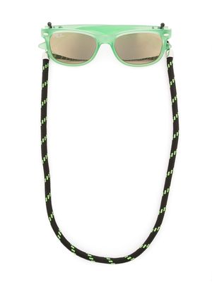 RAY-BAN JUNIOR tinted wayfarer-frame sunglasses - Green