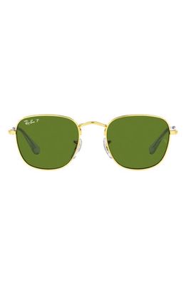 Ray-Ban Kids' Junior 46mm Round Sunglasses in Gold