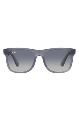 Ray-Ban Kids' Junior Justin 48mm Gradient Small Square Sunglasses in Blue Gradient