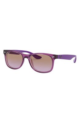 Ray-Ban Kids' Junior Wayfarer 50mm Gradient Square Sunglasses in Violet