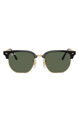 Ray-Ban Kids' New Clubmaster Junior 47mm Irregular Sunglasses in Black