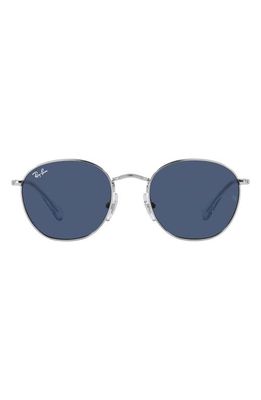 Ray-Ban Kids' Rob Junior 48mm Round Sunglasses in Silver
