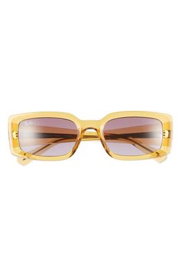 Ray-Ban Kiliane 54mm Gradient Pillow Sunglasses in Yellow