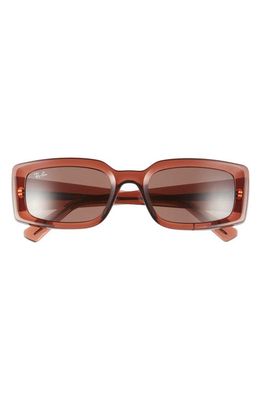 Ray-Ban Kiliane 54mm Pillow Sunglasses in Transparent