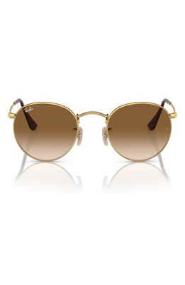Ray-Ban Legend Collection 47mm Round Sunglasses in Brown Gradient