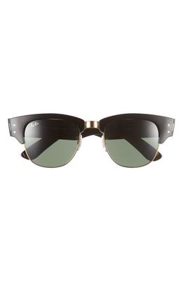 Ray-Ban Mega Clubmaster 53mm Square Sunglasses in Black