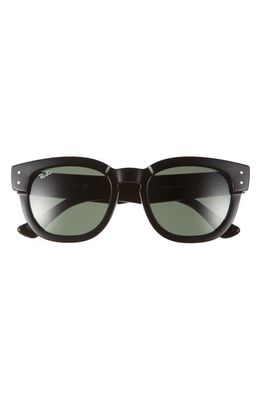 Ray-Ban Mega Hawkeye 53mm Square Sunglasses in Black