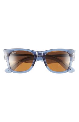 Ray-Ban Mega Wayfarer 51mm Square Sunglasses in Brown