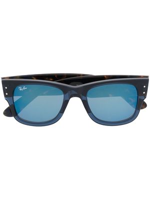 Ray-Ban Mega wayfarer-frame sunglasses - Blue