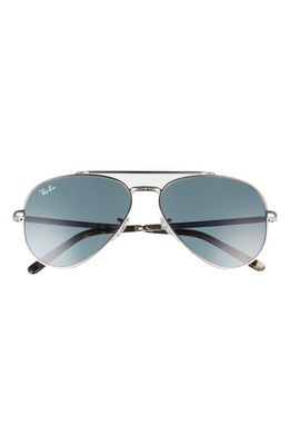 Ray-Ban New Aviator 55mm Pilot Sunglasses in Legend Gold/Clear Dark Brow