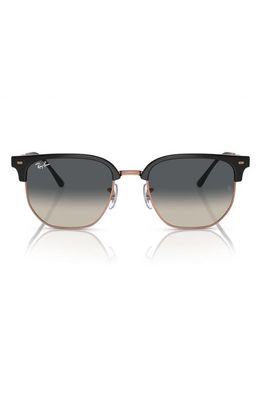Ray-Ban New Clubmaster 51mm Gradient Irregular Sunglasses in Grey Flash