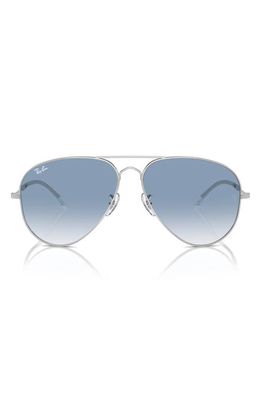 Ray-Ban Old Aviator 58mm Gradient Sunglasses in Silver