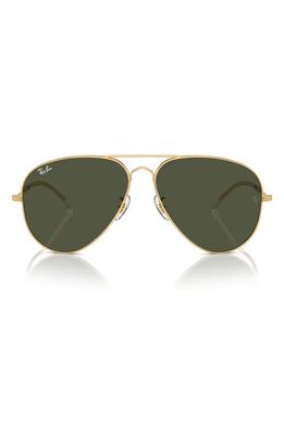 Ray-Ban Old Aviator 58mm Sunglasses in Gold Flash