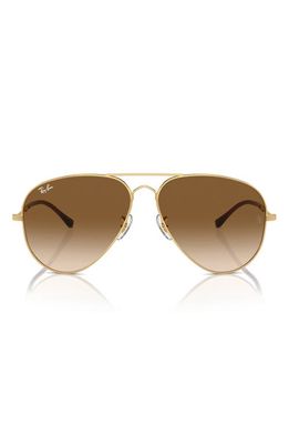 Ray-Ban Old Aviator 62mm Oversize Sunglasses in Gold Flash