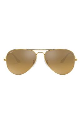 Ray-Ban Original 62mm Aviator Sunglasses in Gold