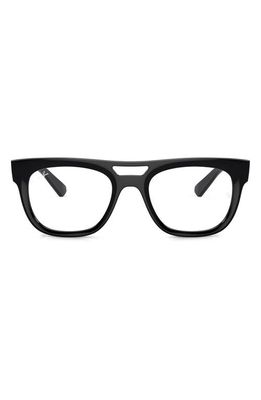 Ray-Ban Phil 54mm Square Optical Glasses in Black