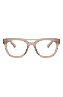 Ray-Ban Phil 54mm Square Optical Glasses in Brown