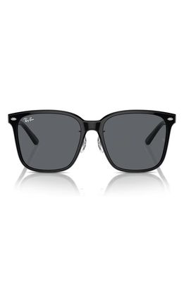 Ray-Ban Slim Square 57mm Sunglasses in Dark Grey