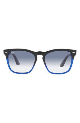 Ray-Ban Steve 54mm Square Sunglasses in Clear/Blue